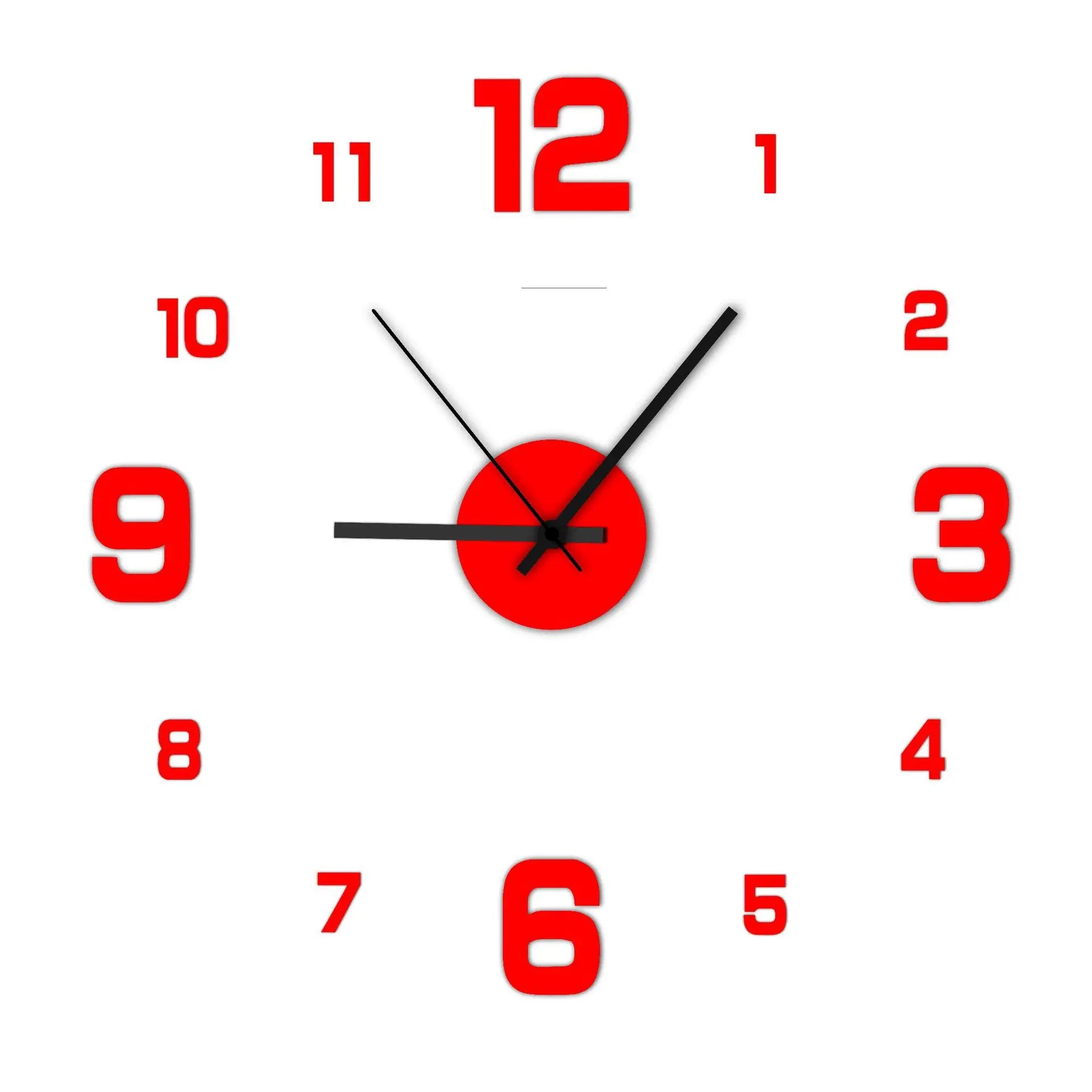Frameless wall Clock